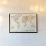 Bright World by Julia Purinton. shown as a paper print in a black flame. Available as a archival giclee rolled canvas, fine art paper, or poster print. SKU 53229i.