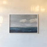 Calm Seas by Julia Purinton. shown as a paper print in a white frame. Available as a archival giclee rolled canvas, fine art paper, or poster print. SKU 104559i.