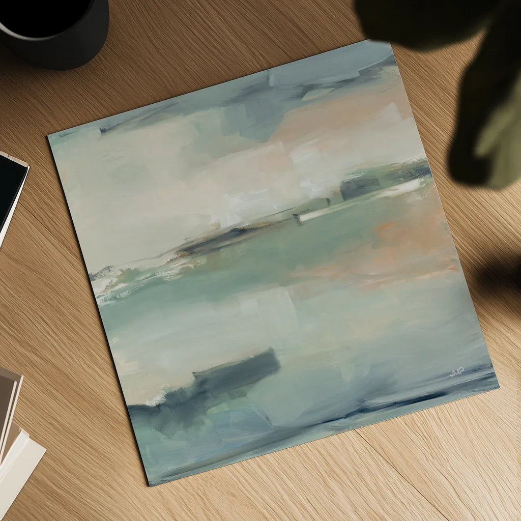 Calm Waters by Julia Purinton. Shown as a detailed flat fine art print, highlighting archival giclee quality. Available as an archival giclee rolled canvas, fine art paper, or poster print. SKU 81289a.