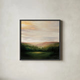 Celebration by Julia Purinton. Shown in a sleek black glass frame for a contemporary gallery look. Available as an archival giclee rolled canvas, fine art paper, or poster print. SKU 33429a.