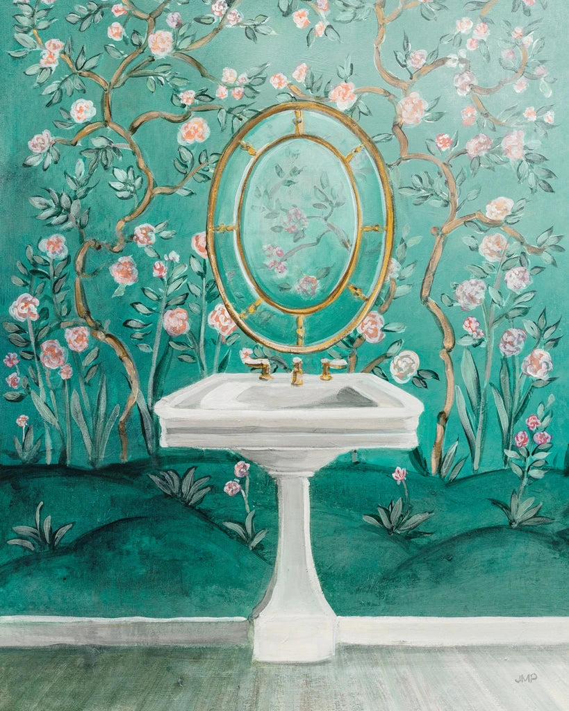 Chinoiserie Bath I by Julia Purinton