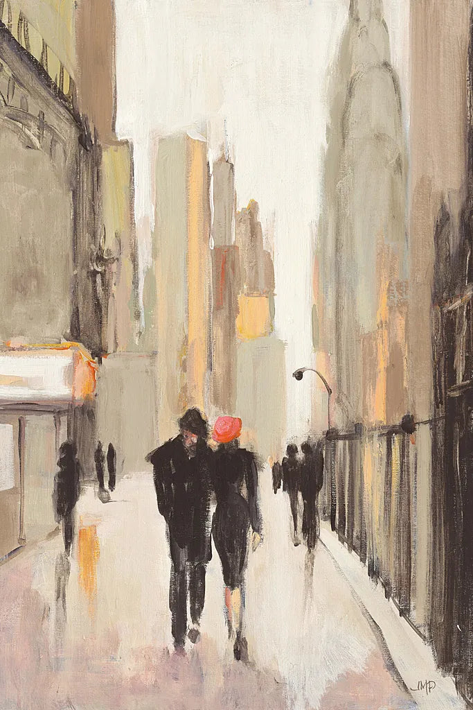 City Stroll Neutral by Julia Purinton. SKU 37744h. Archival Giclee Fine art print for wall decor.