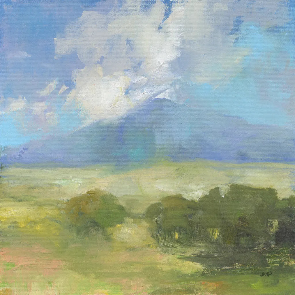 Clouds on the Mountain by Julia Purinton. SKU 77399a. Archival Giclee Fine art print for wall decor.