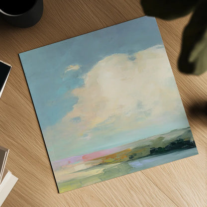 Colorful Horizon II by Julia Purinton. Shown as a detailed flat fine art print, highlighting archival giclee quality. Available as an archival giclee rolled canvas, fine art paper, or poster print. SKU 57177a.