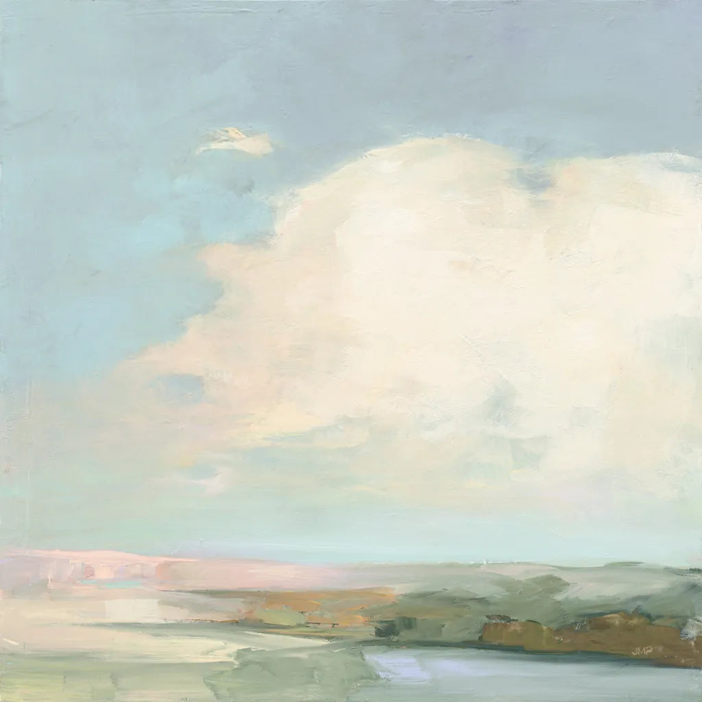 Colorful Horizon II Blue by Julia Purinton. SKU 82364a. Archival Giclee Fine art print for wall decor.