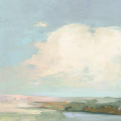 Colorful Horizon II Blue by Julia Purinton. SKU 82364a. Archival Giclee Fine art print for wall decor.