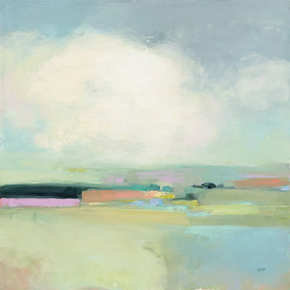 Colorful Landscape by Julia Purinton. SKU 70491a. Archival Giclee Fine art print for wall decor.