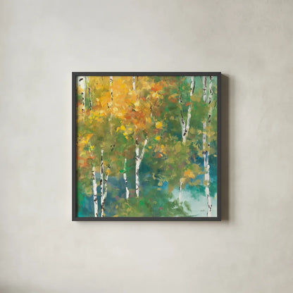 Confetti I by Julia Purinton. Shown in a sleek black glass frame for a contemporary gallery look. Available as an archival giclee rolled canvas, fine art paper, or poster print. SKU 13482a.