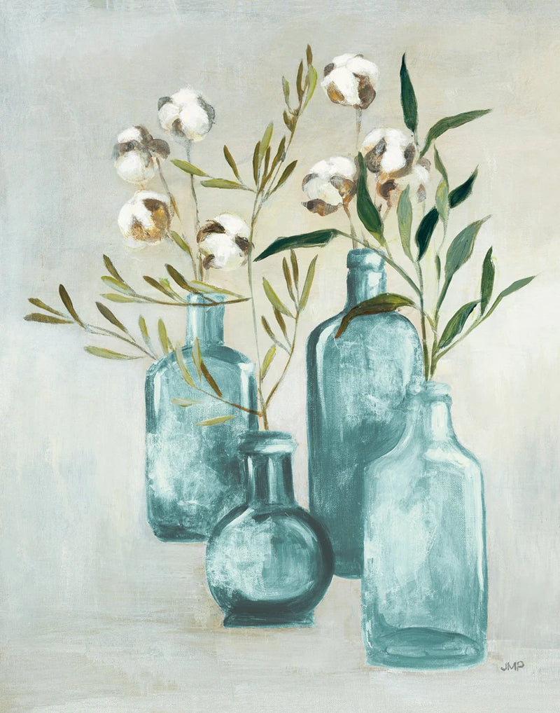 Cotton Still Life II Blue by Julia Purinton