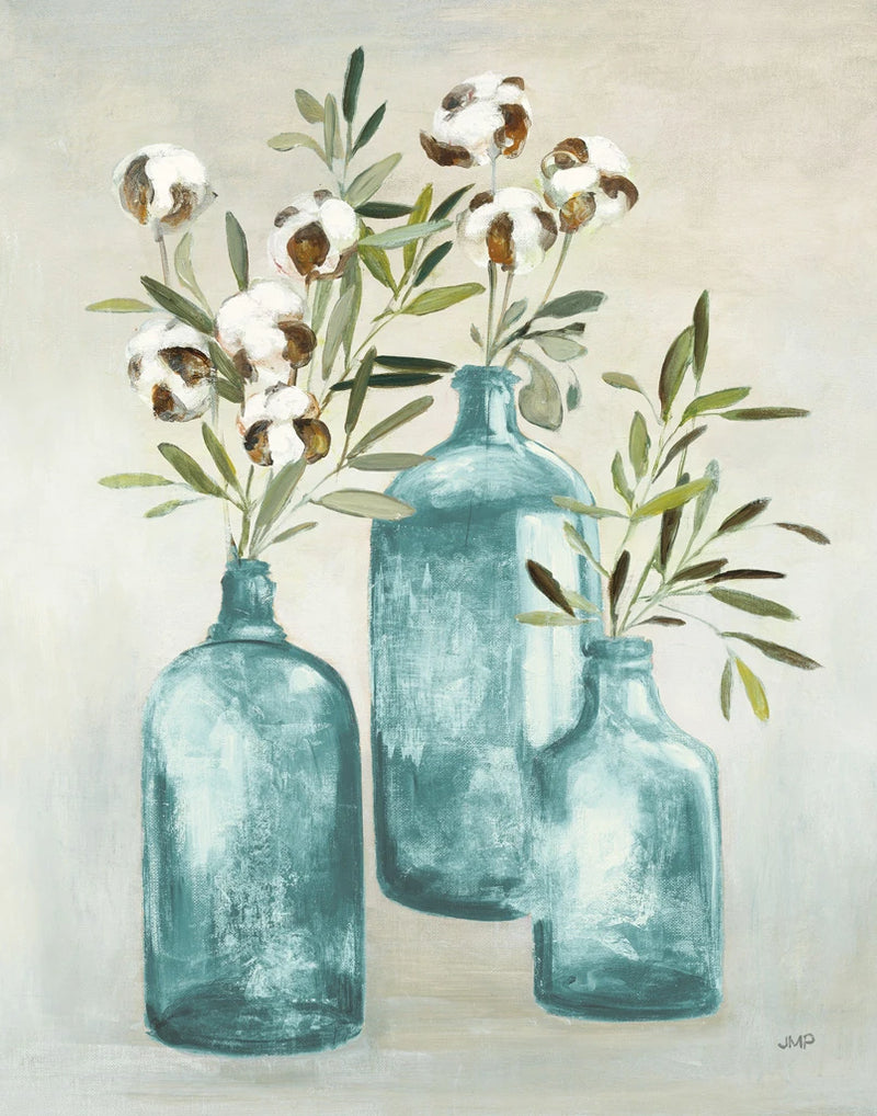 Cotton Still Life III Blue by Julia Purinton