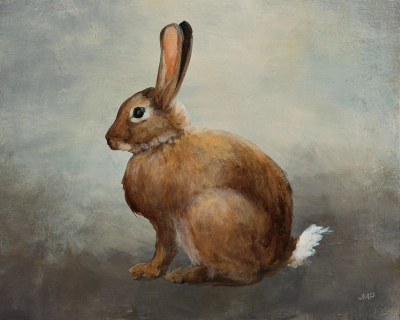 Country Hare II Gray by Julia Purinton