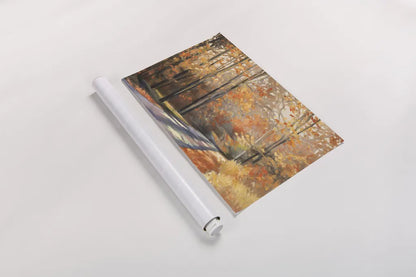 Country Road by Julia Purinton. shown as a rolled paper print. Available as archival giclee rolled canvas, fine art paper, or poster print. SKU 9222i.