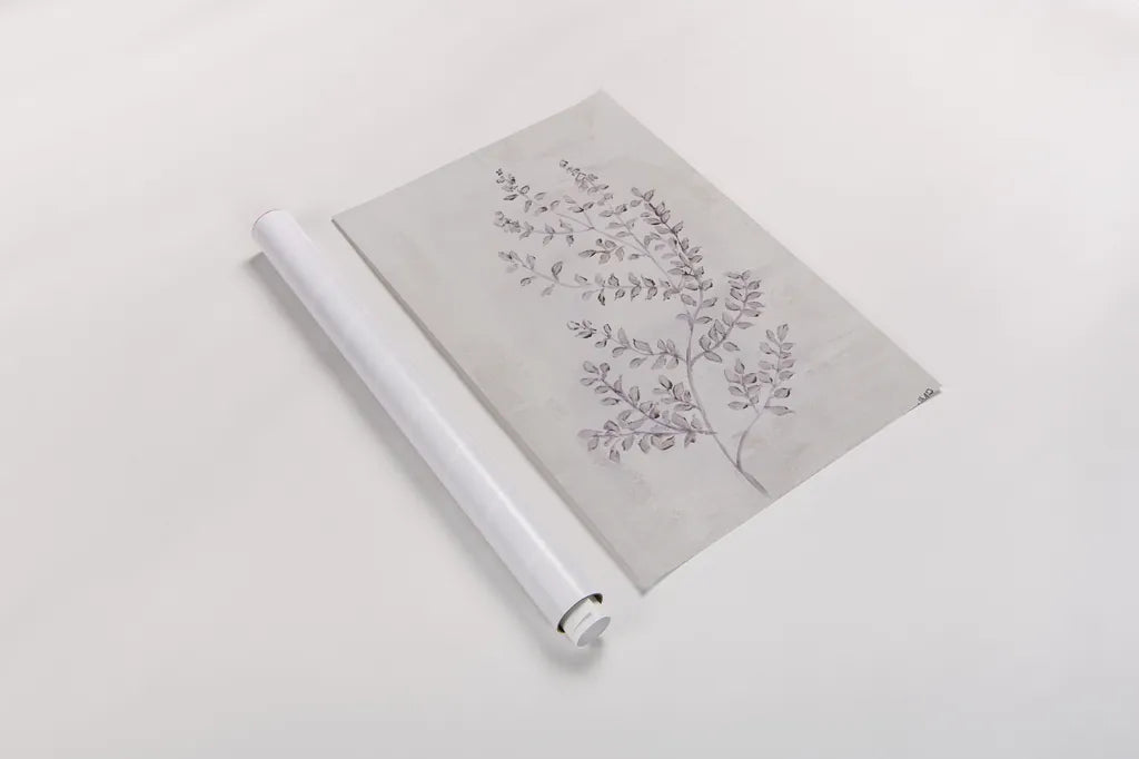 Delicate Meadow II by Julia Purinton. shown as a rolled paper print. Available as archival giclee rolled canvas, fine art paper, or poster print. SKU 91565h.