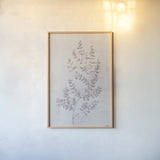 Delicate Meadow II by Julia Purinton. shown as a paper print in a natural frame. Available as a archival giclee rolled canvas, fine art paper, or poster print. SKU 91565h.