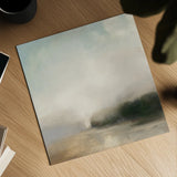 Distant Forest by Julia Purinton. Shown as a detailed flat fine art print, highlighting archival giclee quality. Available as an archival giclee rolled canvas, fine art paper, or poster print. SKU 78364a.