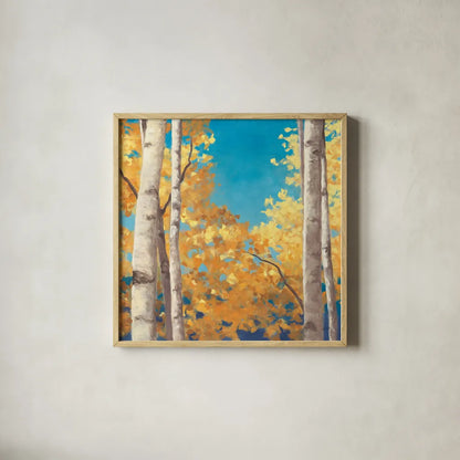 Doubloons Crop by Julia Purinton. Shown in a natural wood glass frame for a timeless modern aesthetic. Available as an archival giclee rolled canvas, fine art paper, or poster print. SKU 11710a.