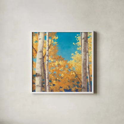 Doubloons Crop by Julia Purinton. Shown in a crisp white glass frame for a clean and minimalist style. Available as an archival giclee rolled canvas, fine art paper, or poster print. SKU 11710a.