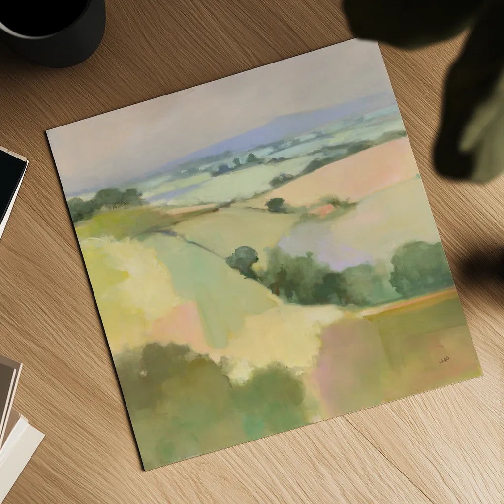 Dream Valley I by Julia Purinton. Shown as a detailed flat fine art print, highlighting archival giclee quality. Available as an archival giclee rolled canvas, fine art paper, or poster print. SKU 65155a.