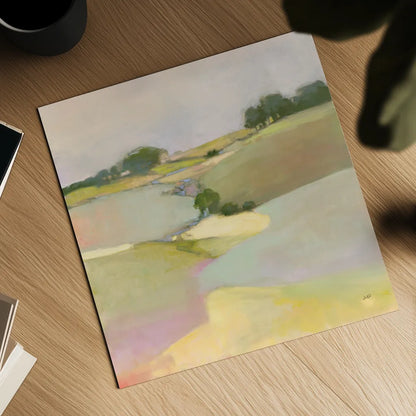 Dream Valley II by Julia Purinton. Shown as a detailed flat fine art print, highlighting archival giclee quality. Available as an archival giclee rolled canvas, fine art paper, or poster print. SKU 65156a.