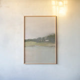 Dream Valley II Neutral Crop I by Julia Purinton. shown as a paper print in a natural frame. Available as a archival giclee rolled canvas, fine art paper, or poster print. SKU 73017h.