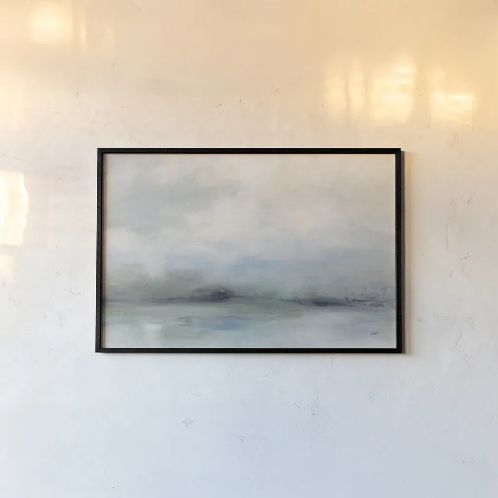 Dreams of the Ocean by Julia Purinton. shown as a paper print in a black flame. Available as a archival giclee rolled canvas, fine art paper, or poster print. SKU 73243i.