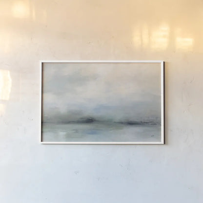 Dreams of the Ocean by Julia Purinton. shown as a paper print in a white frame. Available as a archival giclee rolled canvas, fine art paper, or poster print. SKU 73243i.