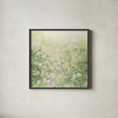 Dreamy Neutral by Julia Purinton. Shown in a sleek black glass frame for a contemporary gallery look. Available as an archival giclee rolled canvas, fine art paper, or poster print. SKU 82346a.
