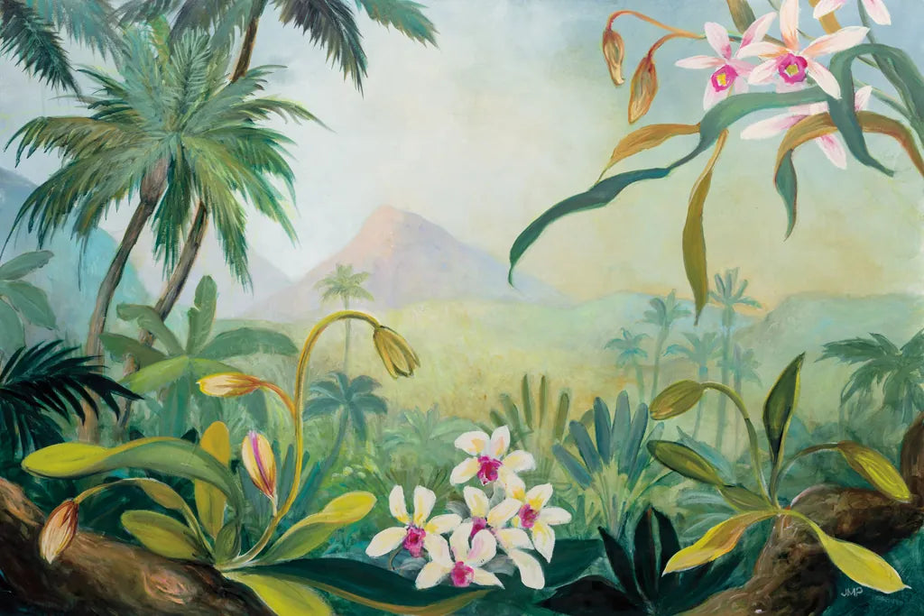 Dreamy Tropics by Julia Purinton. SKU 78725i. Archival Giclee Fine art print for wall decor.