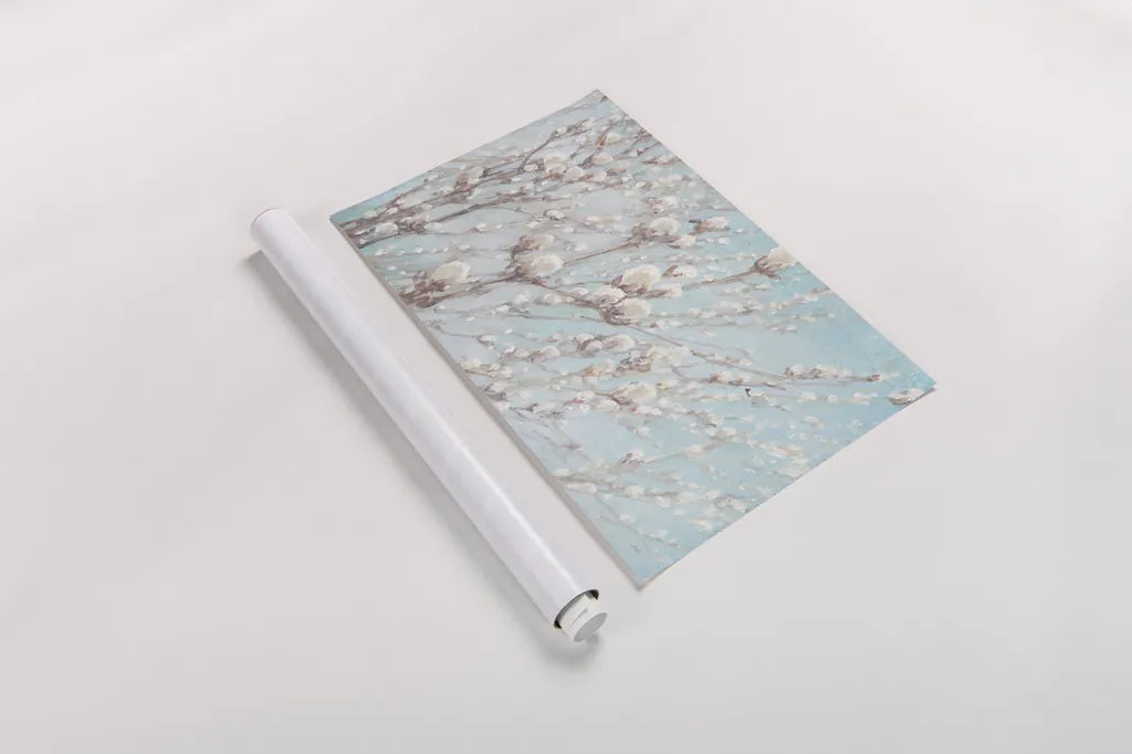 Early Spring Crop by Julia Purinton. shown as a rolled paper print. Available as archival giclee rolled canvas, fine art paper, or poster print. SKU 40809i.