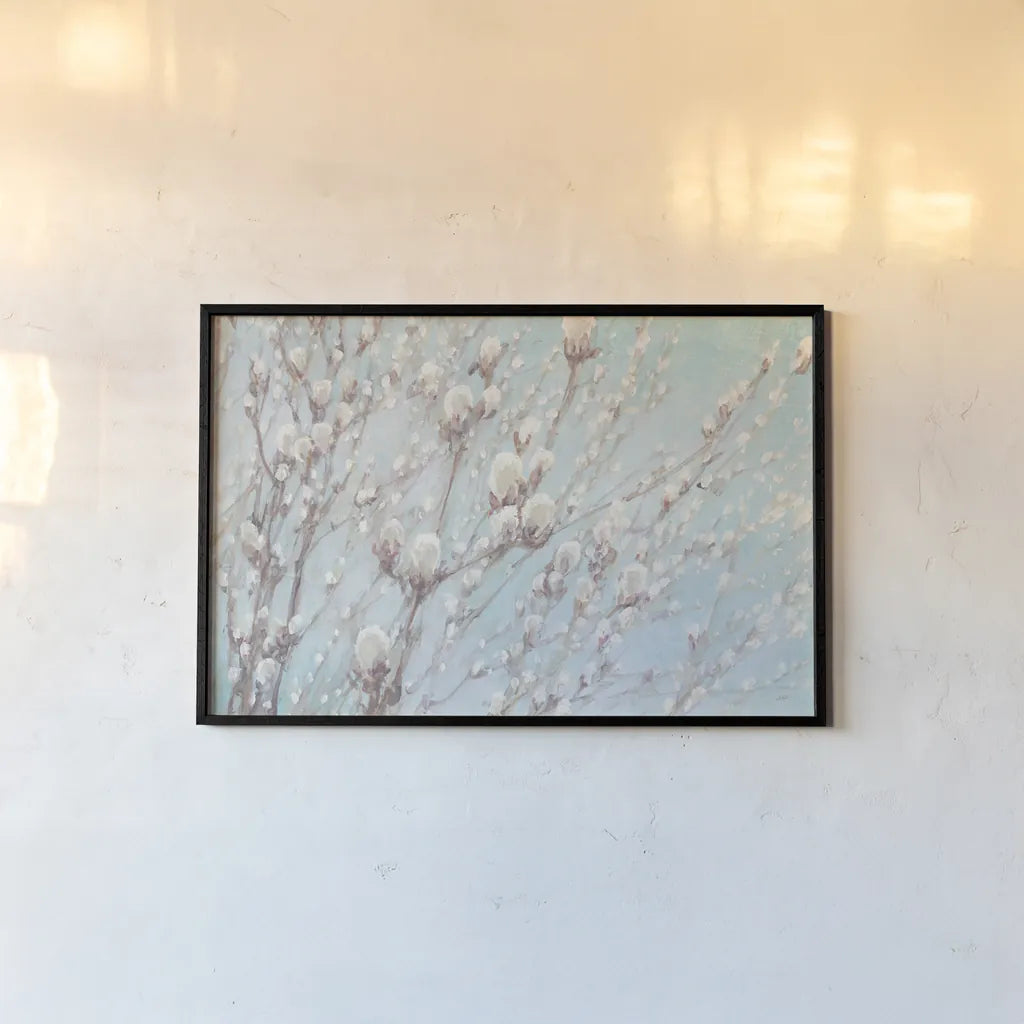 Early Spring Crop by Julia Purinton. shown as a paper print in a black flame. Available as a archival giclee rolled canvas, fine art paper, or poster print. SKU 40809i.