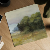 Edge of the Forest by Julia Purinton. Shown as a detailed flat fine art print, highlighting archival giclee quality. Available as an archival giclee rolled canvas, fine art paper, or poster print. SKU 91092a.