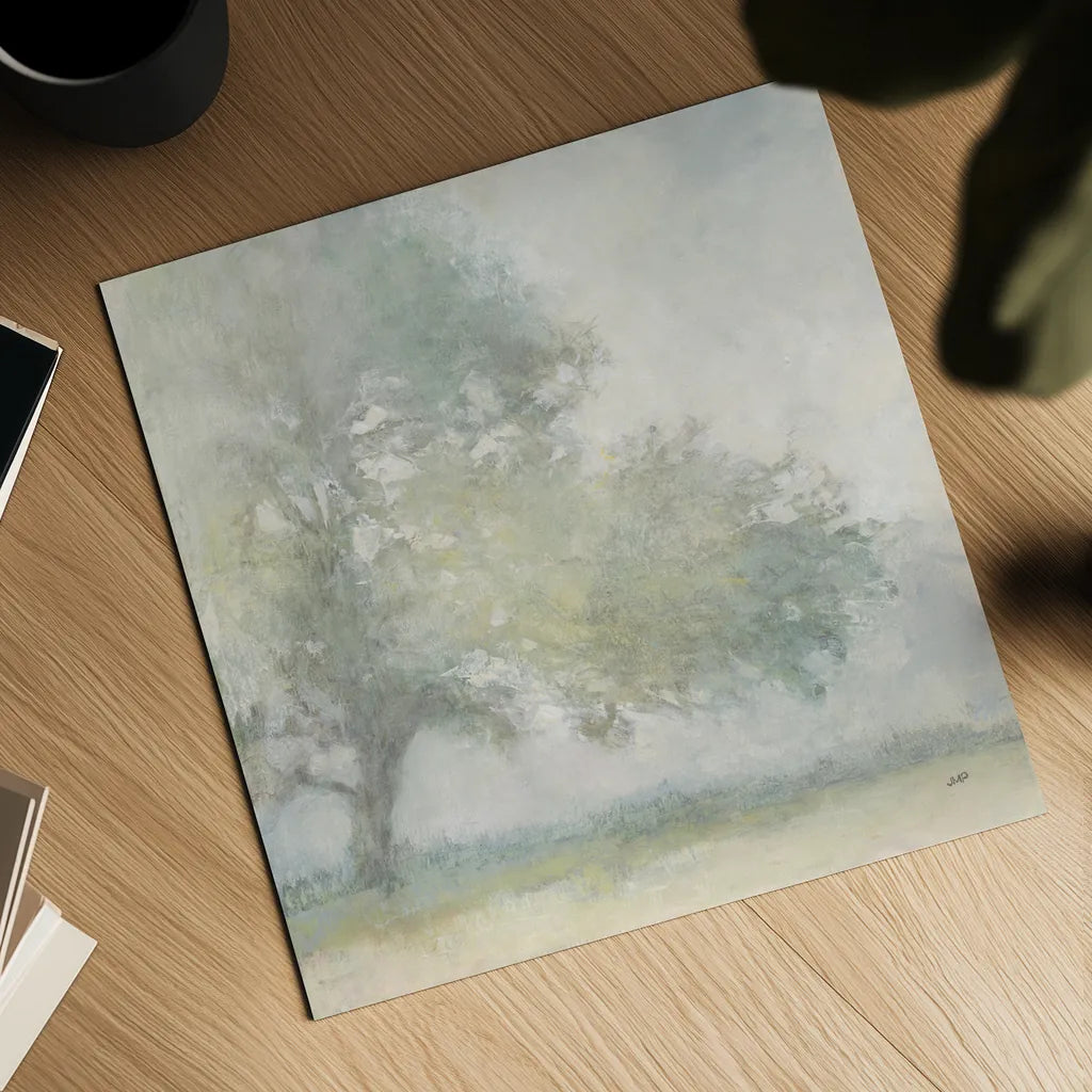 Edge of the Orchard by Julia Purinton. Shown as a detailed flat fine art print, highlighting archival giclee quality. Available as an archival giclee rolled canvas, fine art paper, or poster print. SKU 73244a.