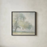 Edge of the Orchard by Julia Purinton. Shown in a sleek black glass frame for a contemporary gallery look. Available as an archival giclee rolled canvas, fine art paper, or poster print. SKU 73244a.
