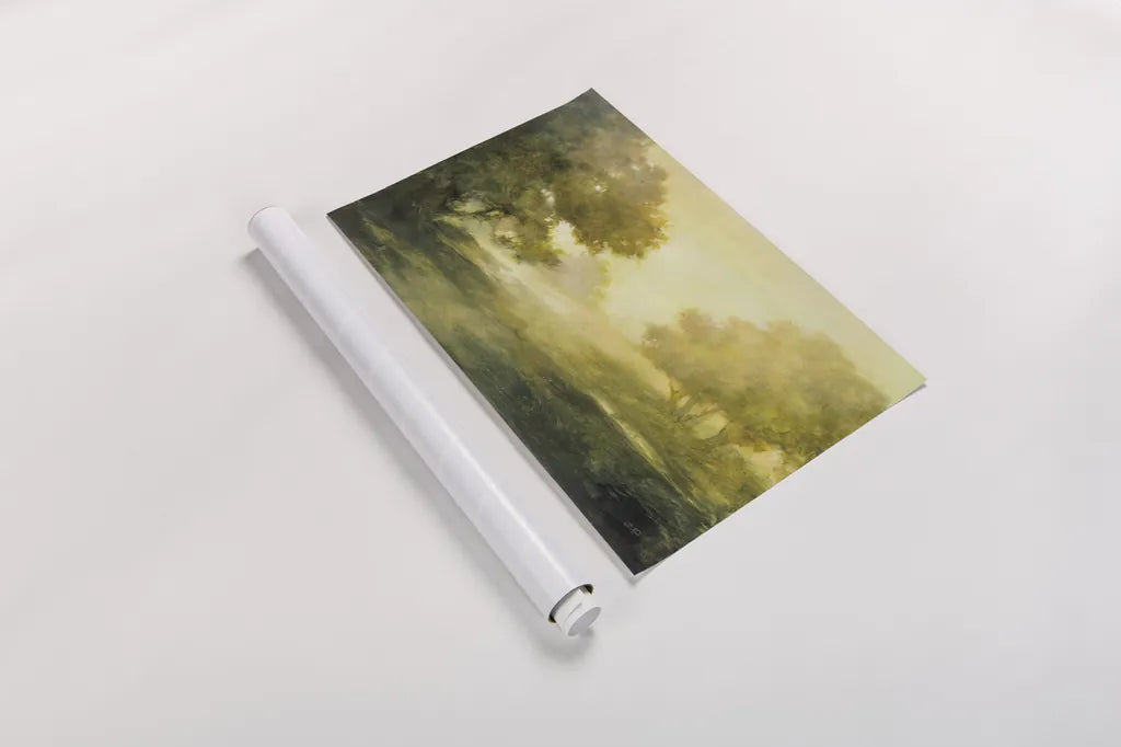 Evening Solitude by Julia Purinton. shown as a rolled paper print. Available as archival giclee rolled canvas, fine art paper, or poster print. SKU 85167i.