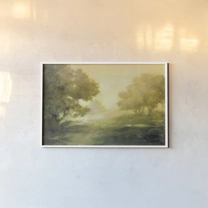 Evening Solitude by Julia Purinton. shown as a paper print in a white frame. Available as a archival giclee rolled canvas, fine art paper, or poster print. SKU 85167i.