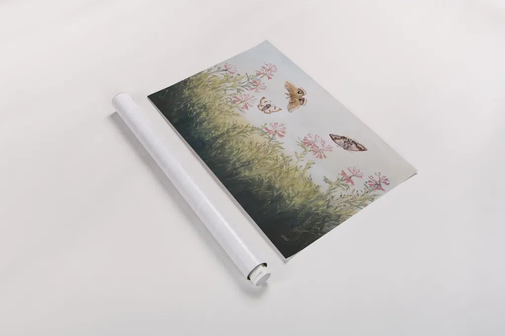 Fallow Field by Julia Purinton. shown as a rolled paper print. Available as archival giclee rolled canvas, fine art paper, or poster print. SKU 91063i.