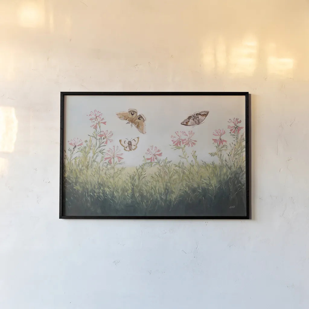 Fallow Field by Julia Purinton. shown as a paper print in a black flame. Available as a archival giclee rolled canvas, fine art paper, or poster print. SKU 91063i.