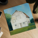 Farm Heritage by Julia Purinton. Shown as a detailed flat fine art print, highlighting archival giclee quality. Available as an archival giclee rolled canvas, fine art paper, or poster print. SKU 55364a.