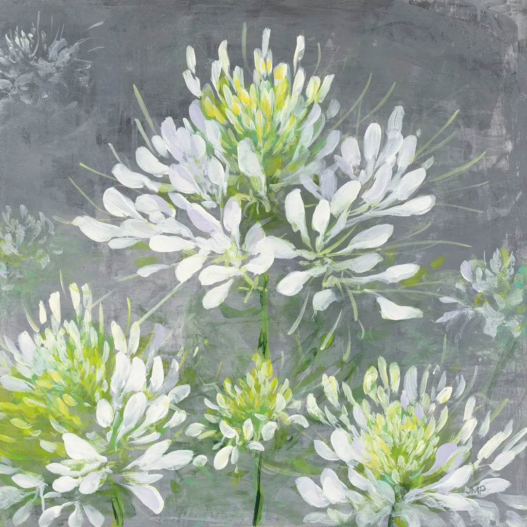 Farmhouse Cleome I by Julia Purinton. SKU 47857a. Archival Giclee Fine art print for wall decor.
