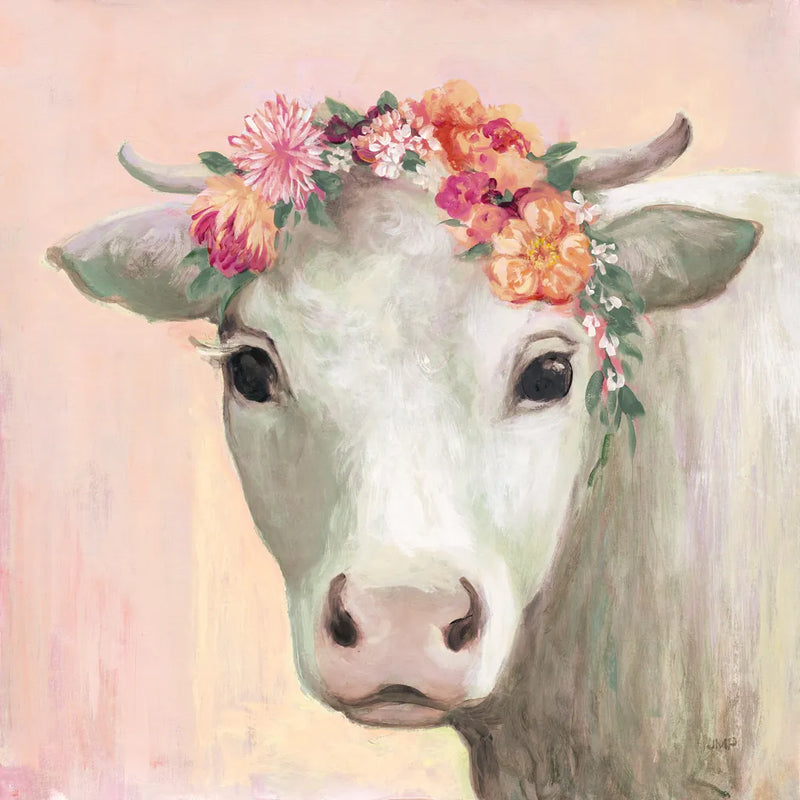 Festival Girl II Pink by Julia Purinton. SKU 70497a. Archival Giclee Fine art print for wall decor.