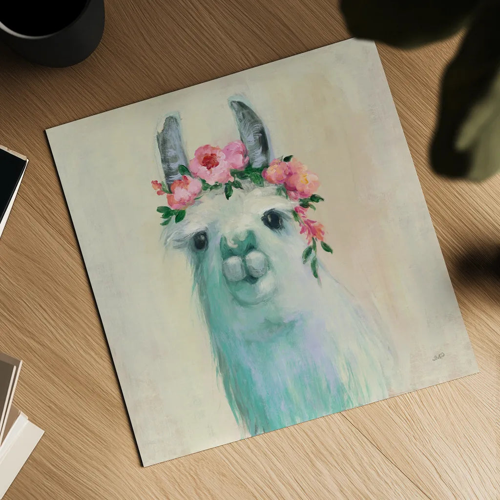 Festival Girl III by Julia Purinton. Shown as a detailed flat fine art print, highlighting archival giclee quality. Available as an archival giclee rolled canvas, fine art paper, or poster print. SKU 50139a.