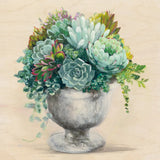 Festive Succulents I by Julia Purinton. SKU 59957a. Archival Giclee Fine art print for wall decor.