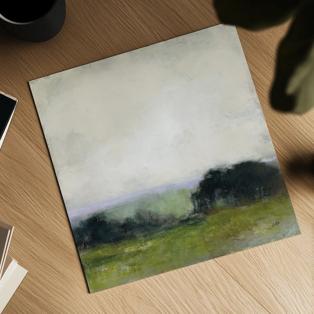 First View of the Water by Julia Purinton. Shown as a detailed flat fine art print, highlighting archival giclee quality. Available as an archival giclee rolled canvas, fine art paper, or poster print. SKU 76014a.