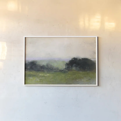 First View of the Water Crop by Julia Purinton. shown as a paper print in a white frame. Available as a archival giclee rolled canvas, fine art paper, or poster print. SKU 76014i.