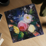 Floral Fun I by Julia Purinton. Shown as a detailed flat fine art print, highlighting archival giclee quality. Available as an archival giclee rolled canvas, fine art paper, or poster print. SKU 19733a.