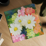 Floral Spectacular I by Julia Purinton. Shown as a detailed flat fine art print, highlighting archival giclee quality. Available as an archival giclee rolled canvas, fine art paper, or poster print. SKU 90689a.