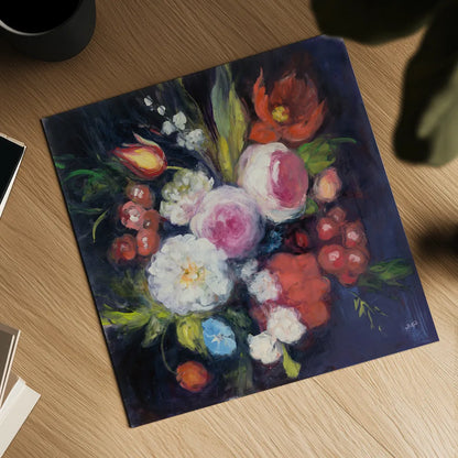 For Eliza by Julia Purinton. Shown as a detailed flat fine art print, highlighting archival giclee quality. Available as an archival giclee rolled canvas, fine art paper, or poster print. SKU 16106a.