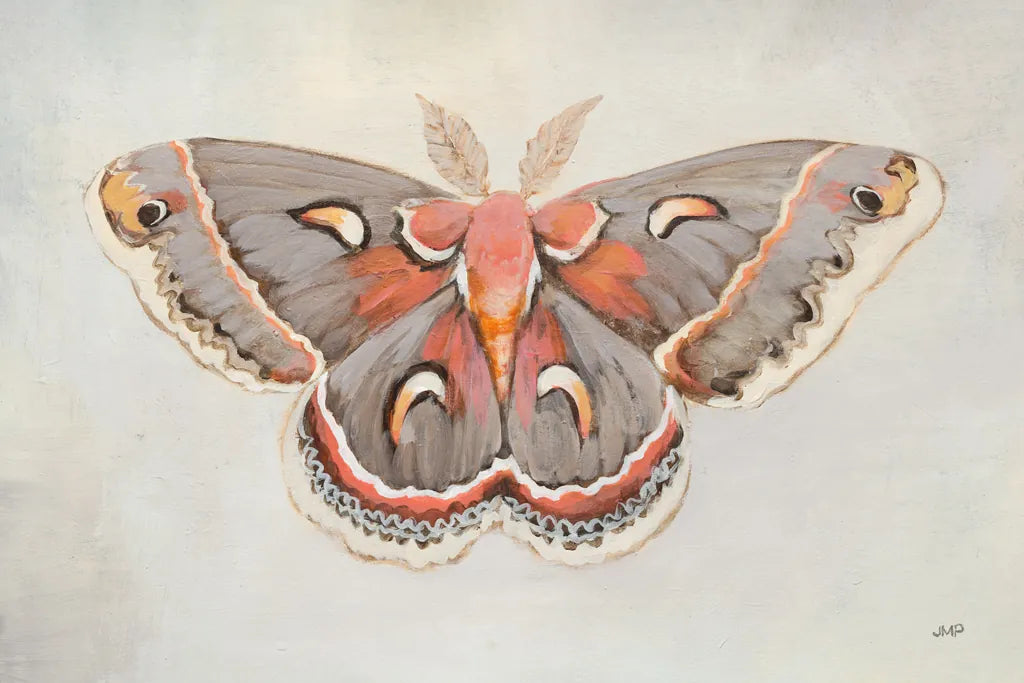 Forest Moth I by Julia Purinton. SKU 91061i. Archival Giclee Fine art print for wall decor.