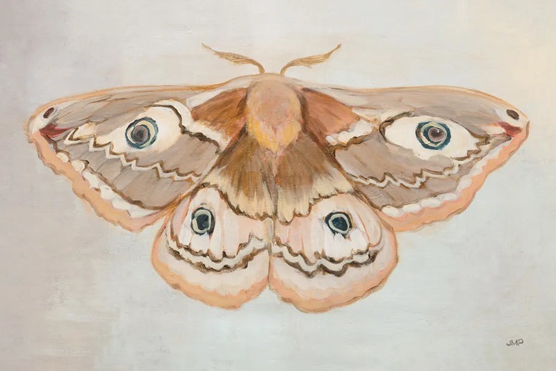 Forest Moth II by Julia Purinton. SKU 91062i. Archival Giclee Fine art print for wall decor.