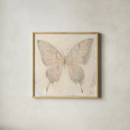 Fragility I by Julia Purinton. Shown in a natural wood glass frame for a timeless modern aesthetic. Available as an archival giclee rolled canvas, fine art paper, or poster print. SKU 67932a.